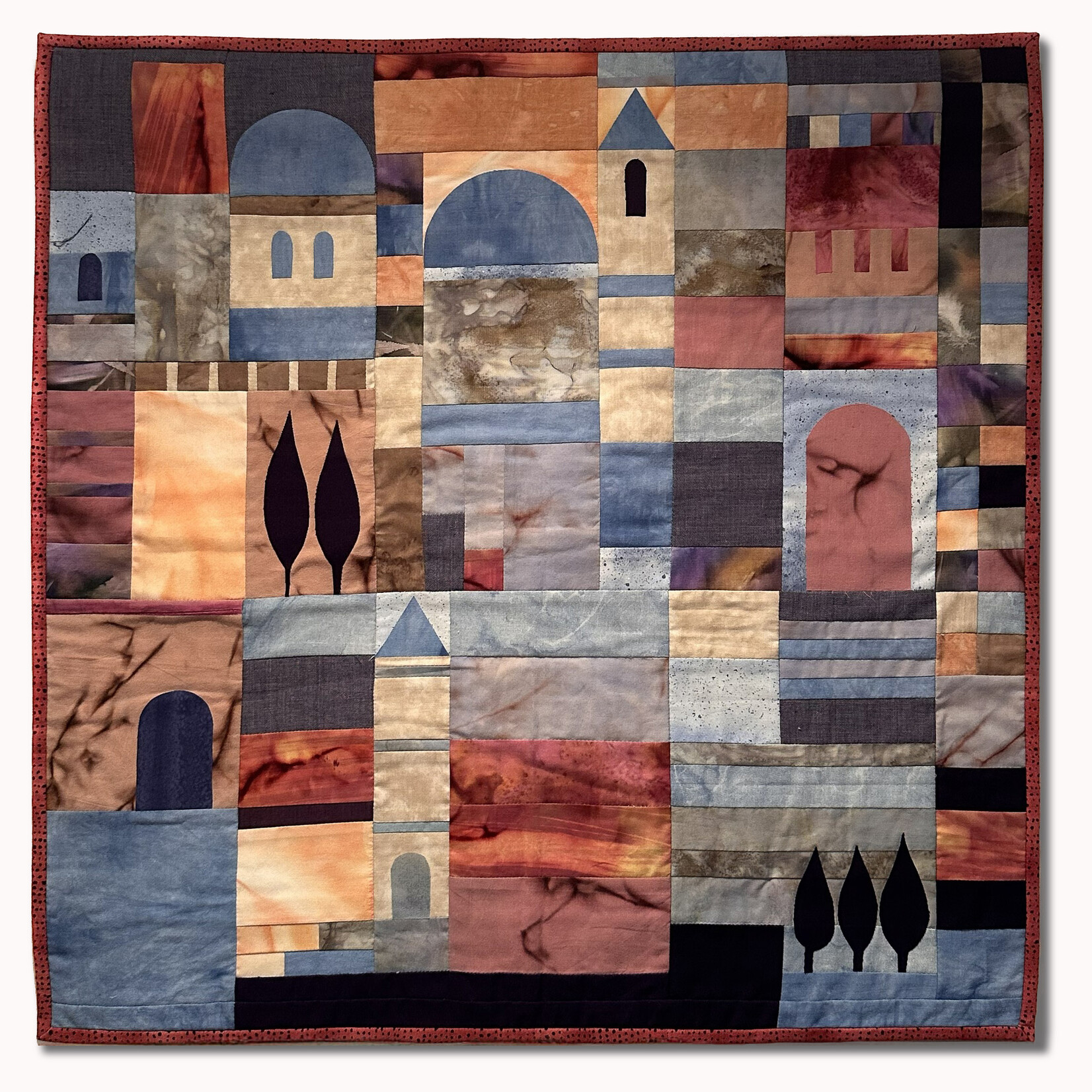 Ellen Fisher , Blue Mosque , 24 w x 24 h | Muse Gallery