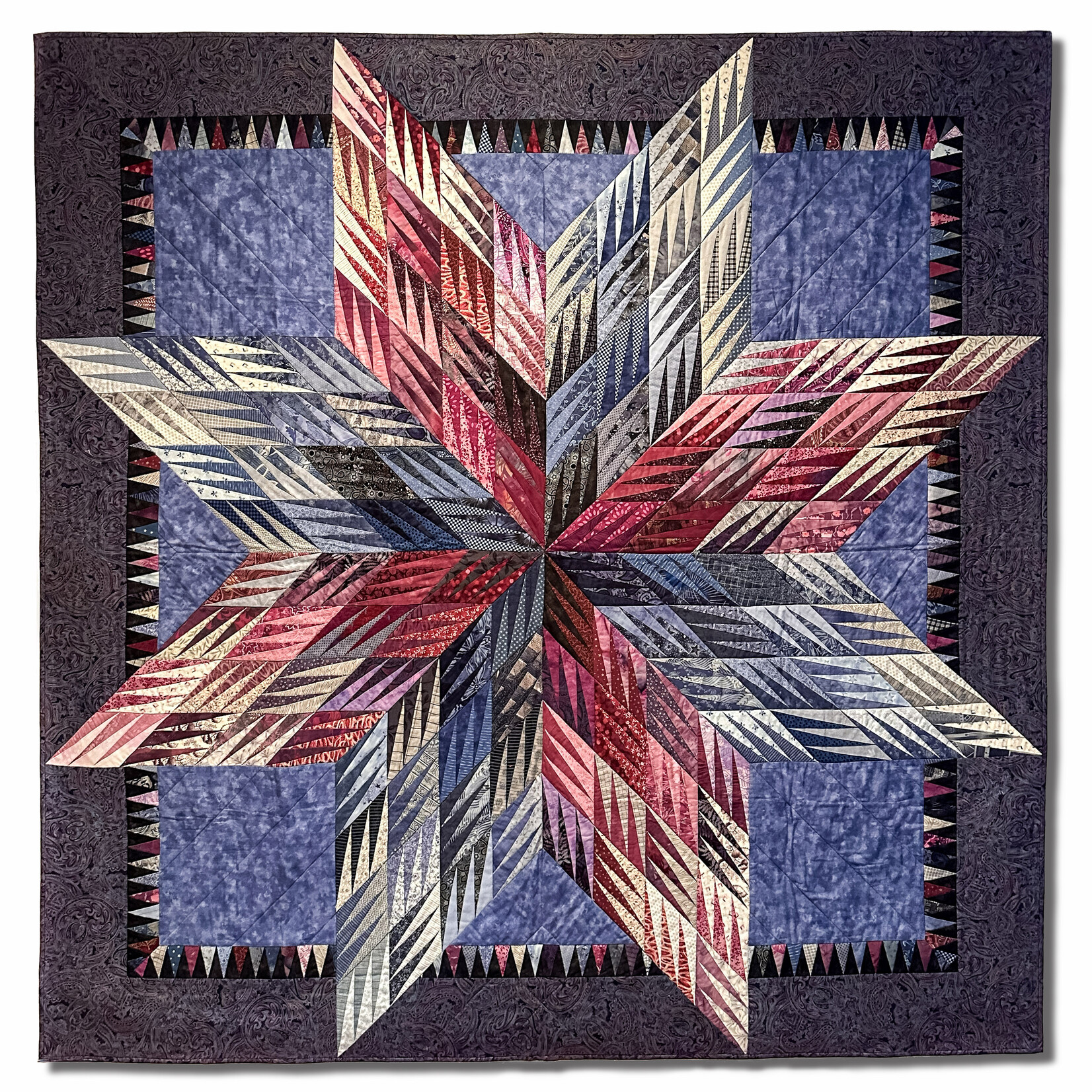 Ellen Fisher , Blue Star , 61 w x 61 h | Muse Gallery