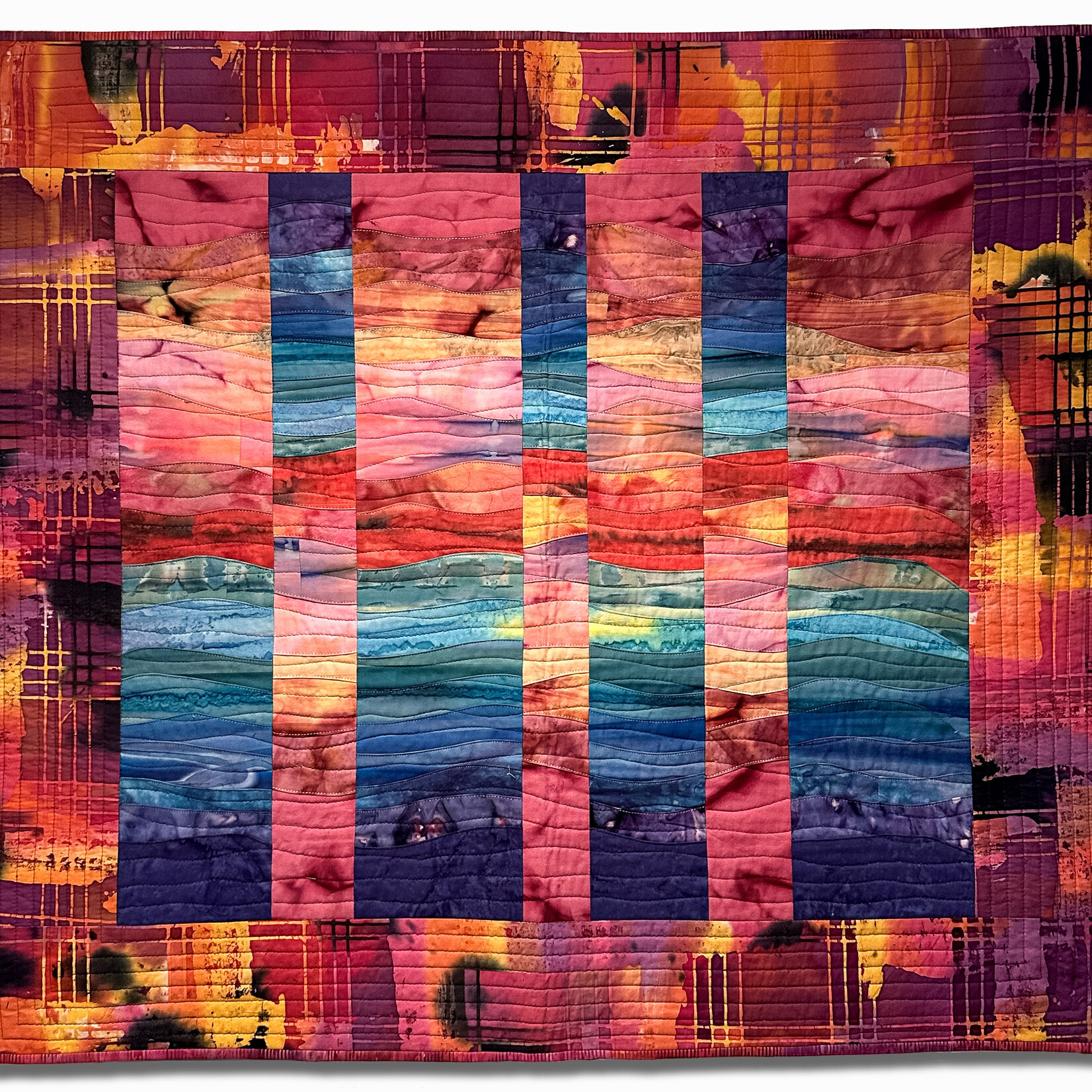 Ellen Fisher , Sunrise / Sunset , 35 w x 30 h | Muse Gallery