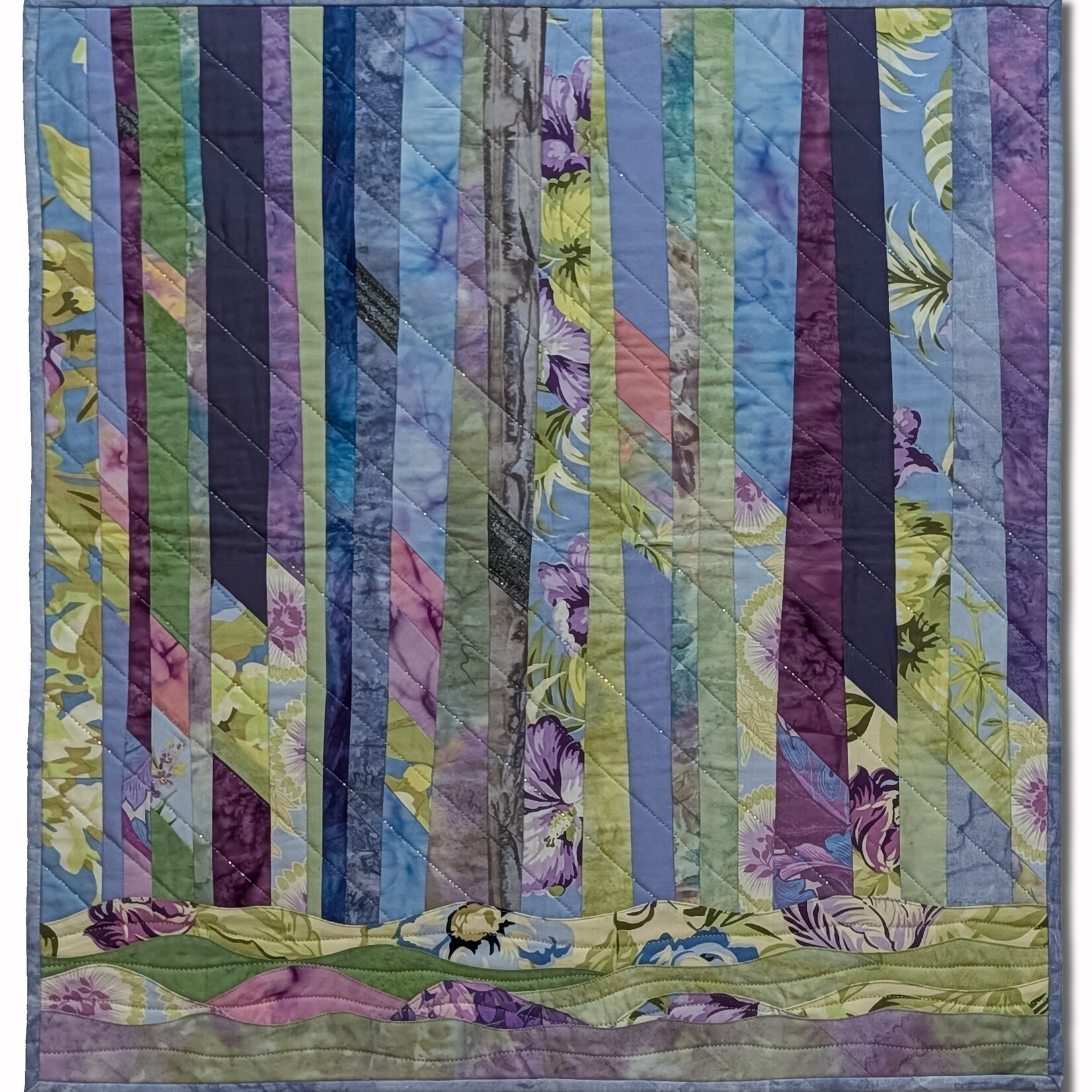 Ellen Fisher, Spring Showers  , 24.5 x 26.5 | Muse Gallery