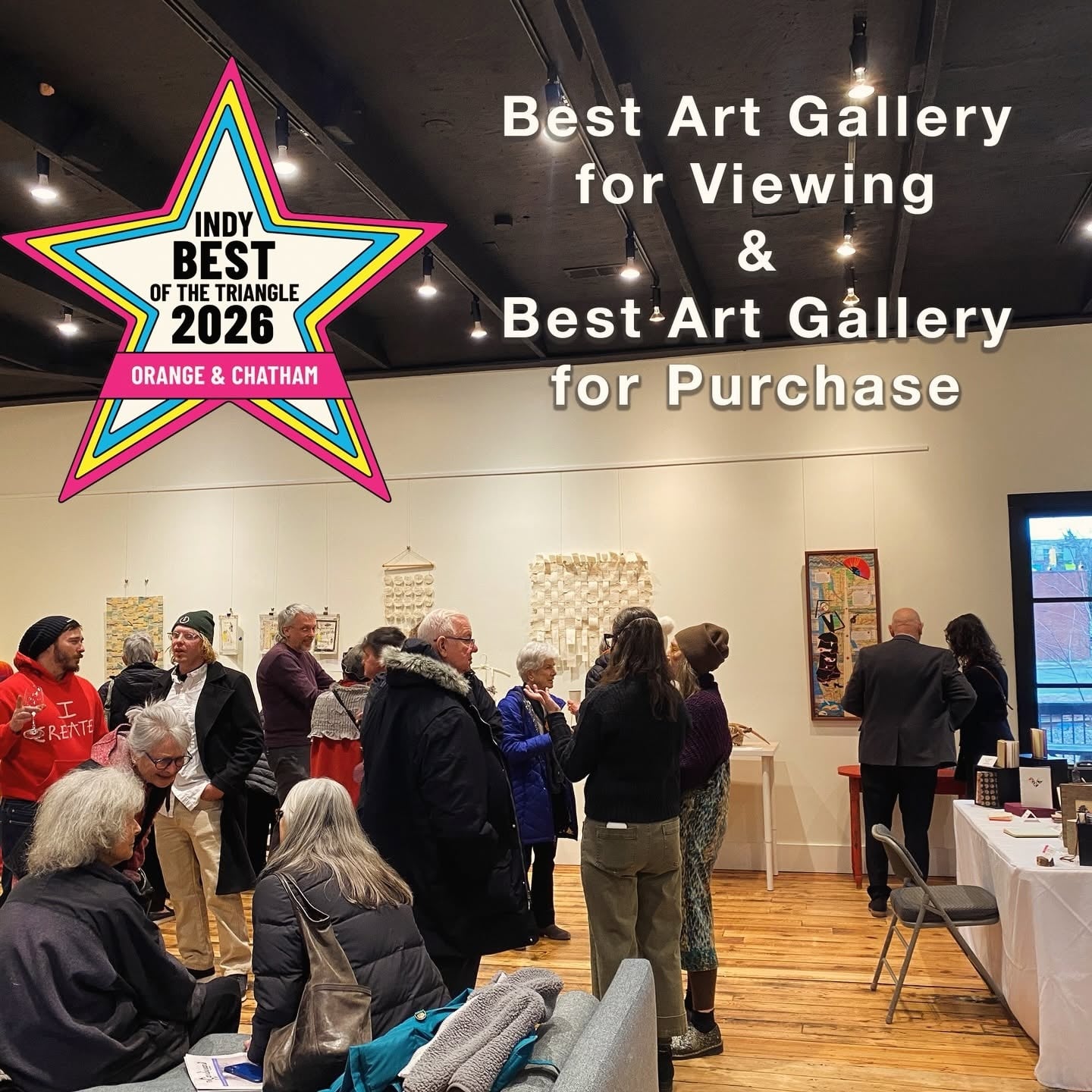 My Muses Card Shop & Muse Art Gallery Named Best Art Gallery for Purchase and Best Art Gallery for Viewing in INDY Week's Best of the Triangle