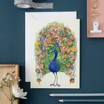 The DM Collection The DM Collection Peacock Greetings Card A128