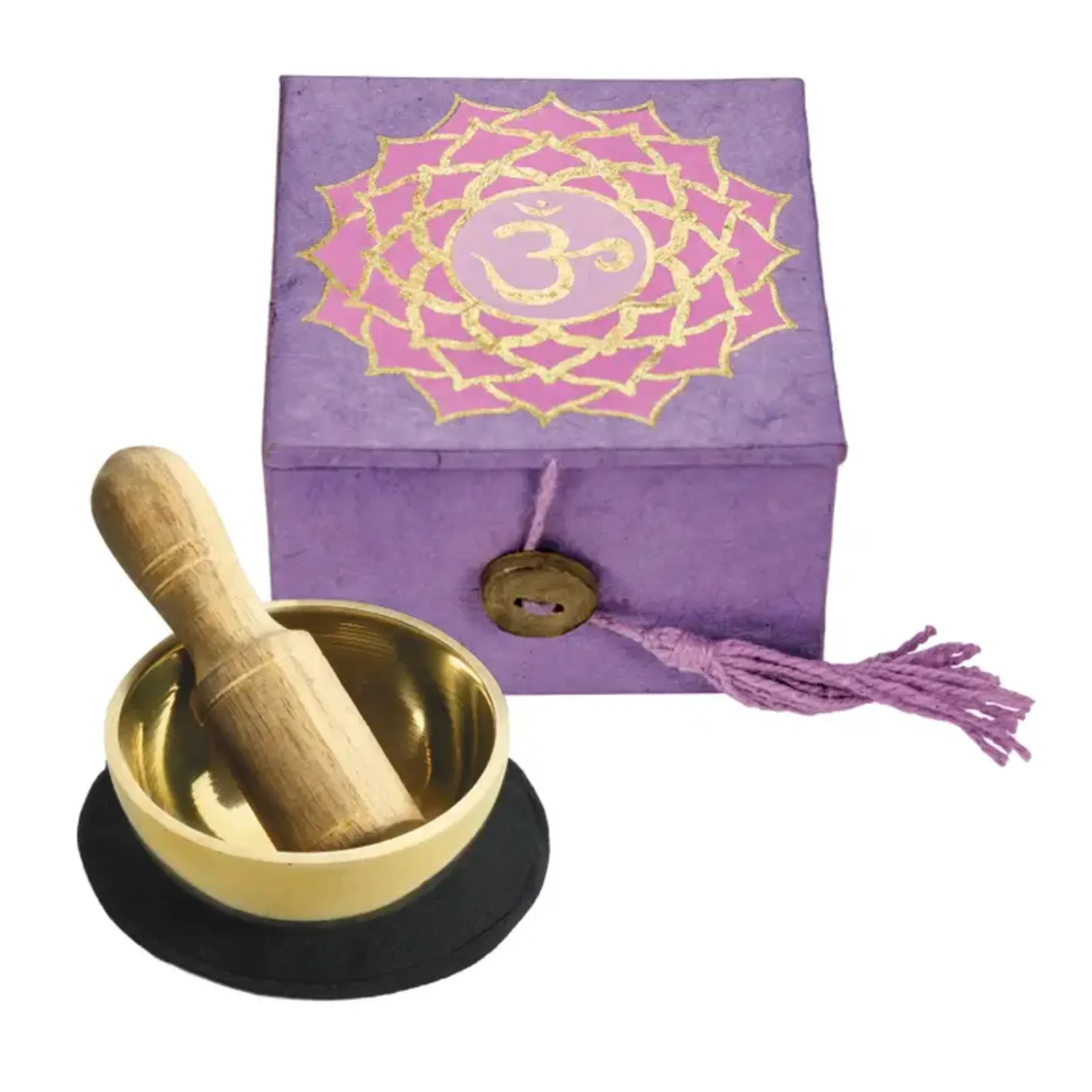 Dzi Handmade Dzi 2" Crown Chakra   meditation Bowl