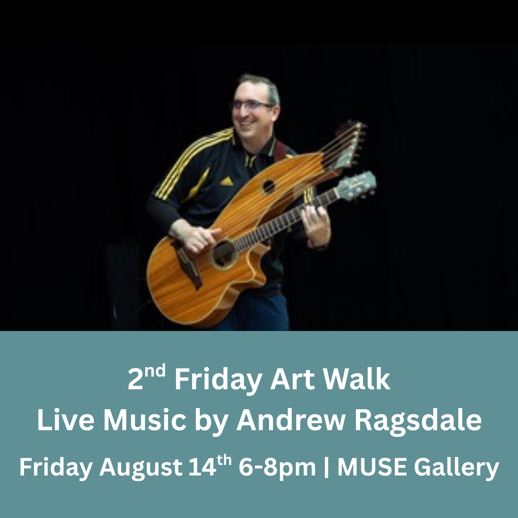 2nd Friday Art Walk: Live Music with Andrew Ragsdale (Friday, August 14th)