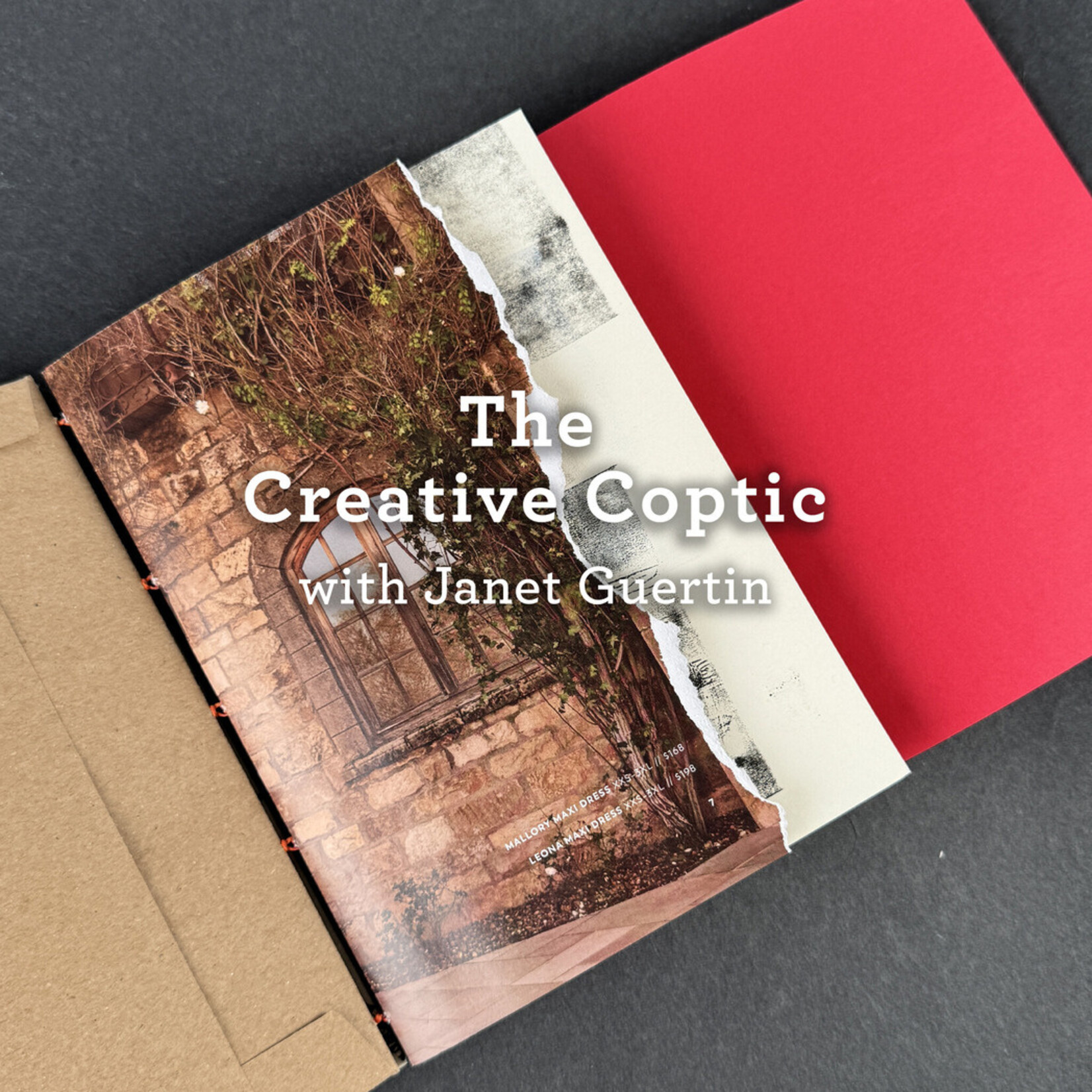 Janet Guertin The Creative Coptic Bookbinding Workshop (August 29th, 2026)