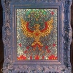 Eryn Donnalley , Phoenix Rising , 25"x29" Muse Gallery