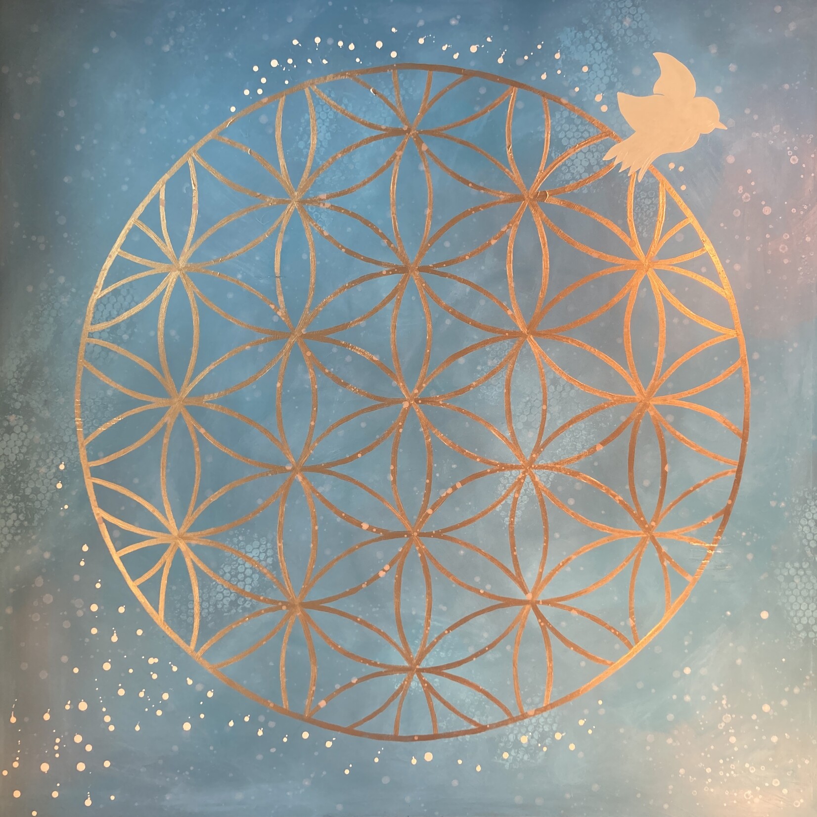 Eryn Donnalley , Seed of Life , 40"x40" Muse Gallery