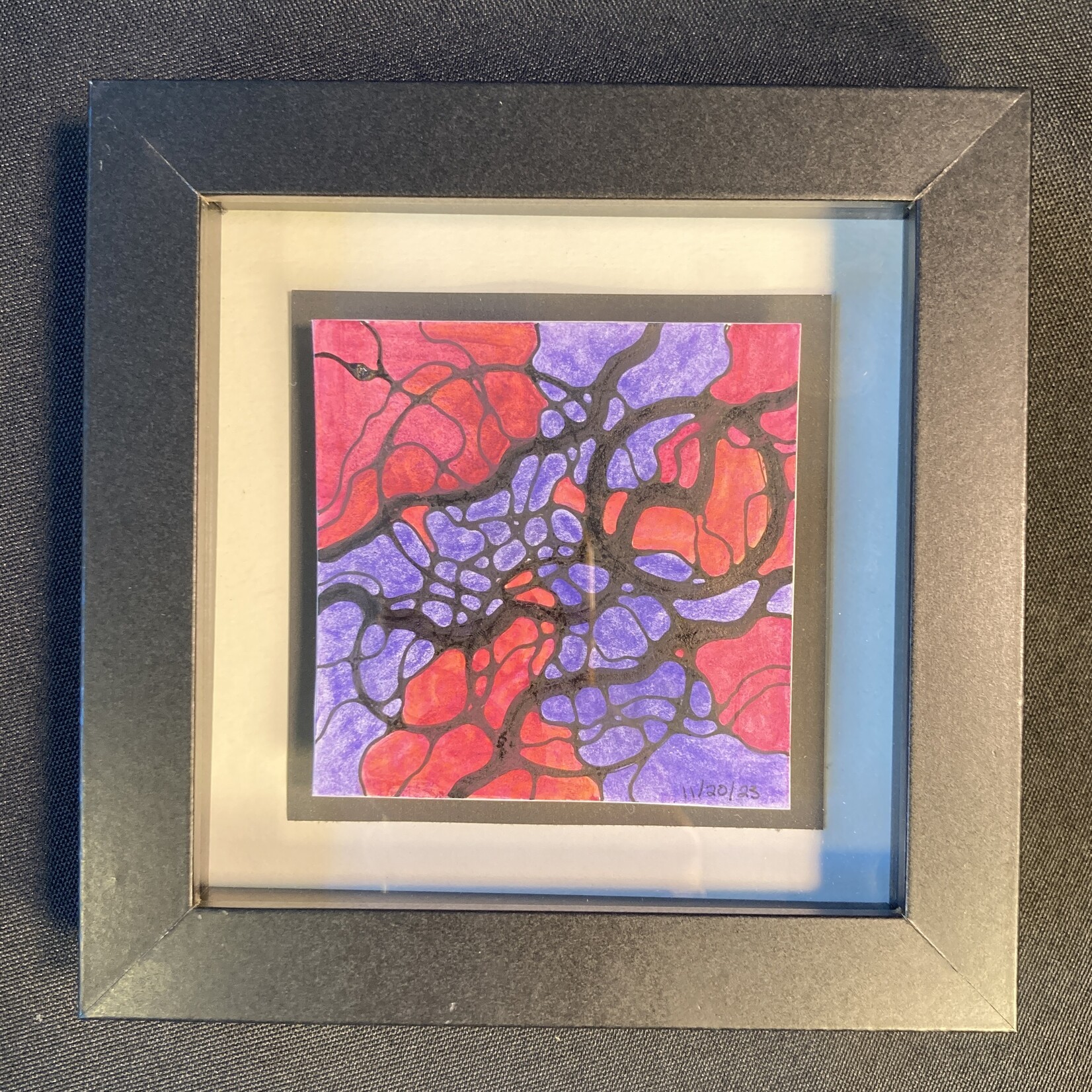 Eryn Donnalley , Self Trust 12 - Neurographica Series  , 5"x5" Muse Gallery