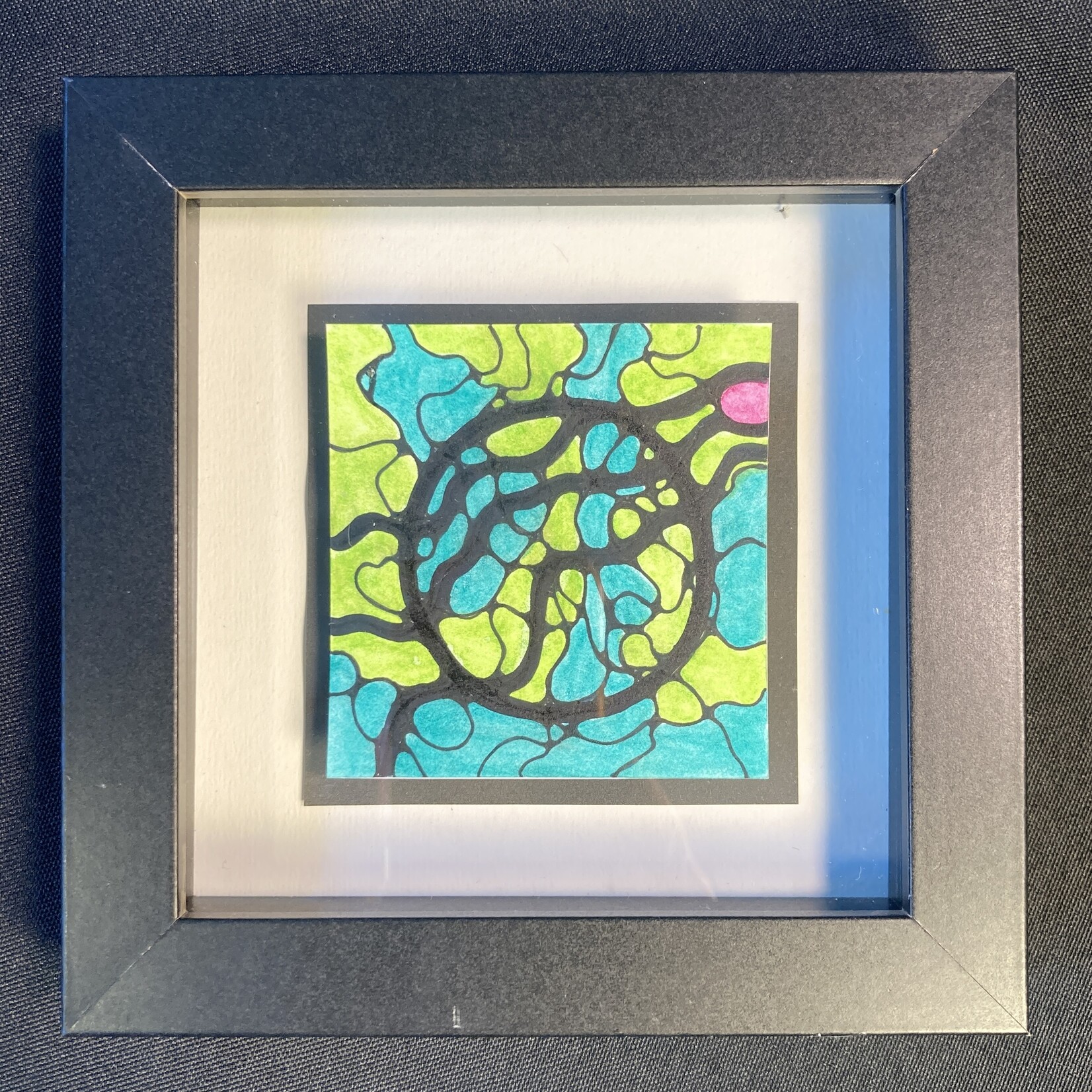 Eryn Donnalley , Self Trust 10 - Neurographica Series  , 5"x5" Muse Gallery