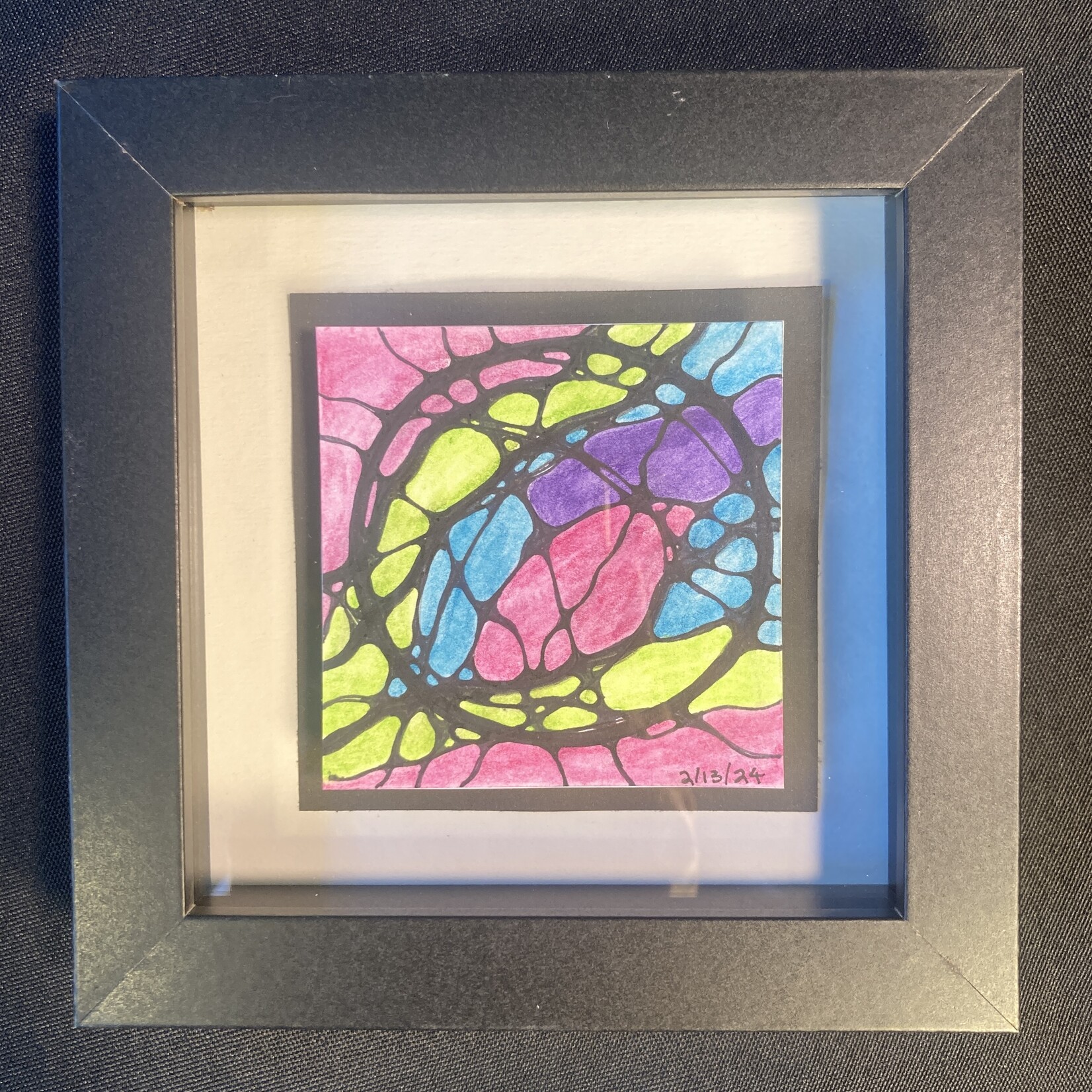 Eryn Donnalley , Self Trust 6 - Neurographica Series  , 5"x5" Muse Gallery