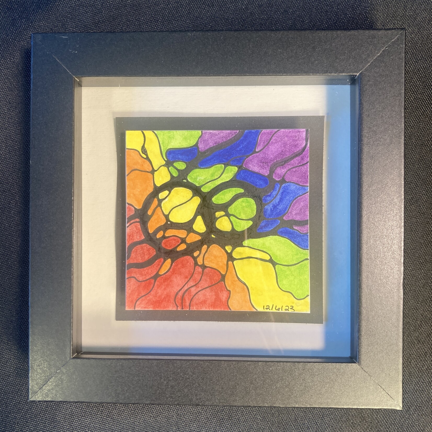 Eryn Donnalley , Self Trust 5 - Neurographica Series  , 5"x5" Muse Gallery
