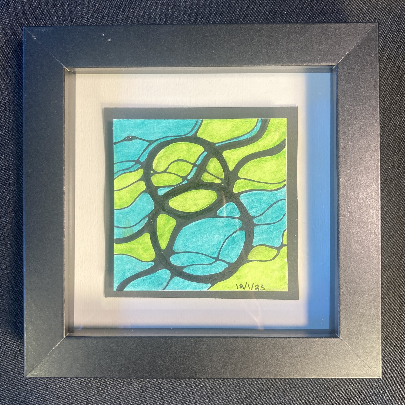 Eryn Donnalley , Self Trust 4 - Neurographica Series  , 5"x5" Muse Gallery
