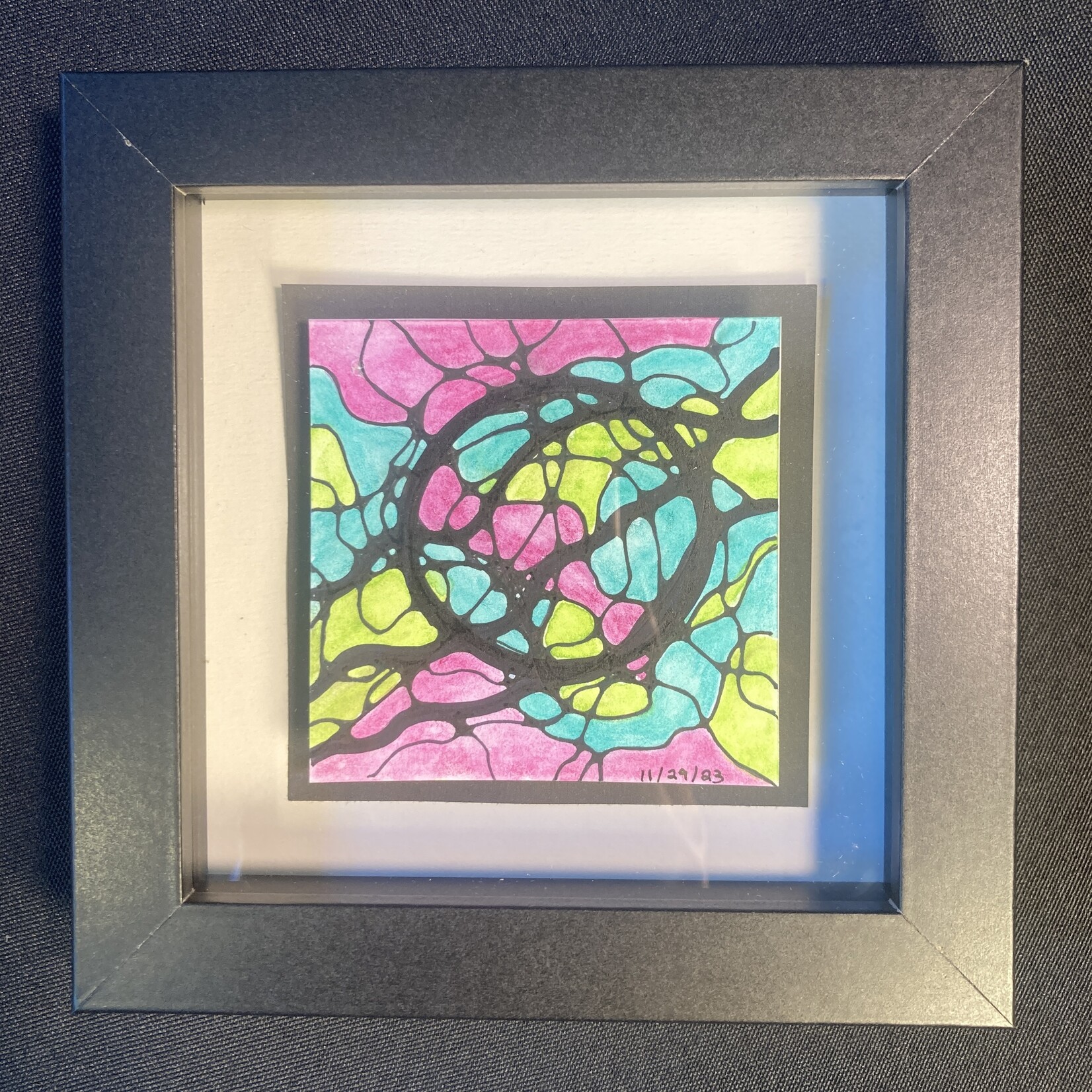 Eryn Donnalley , Self Trust 3 - Neurographica Series  , 5"x5" Muse Gallery