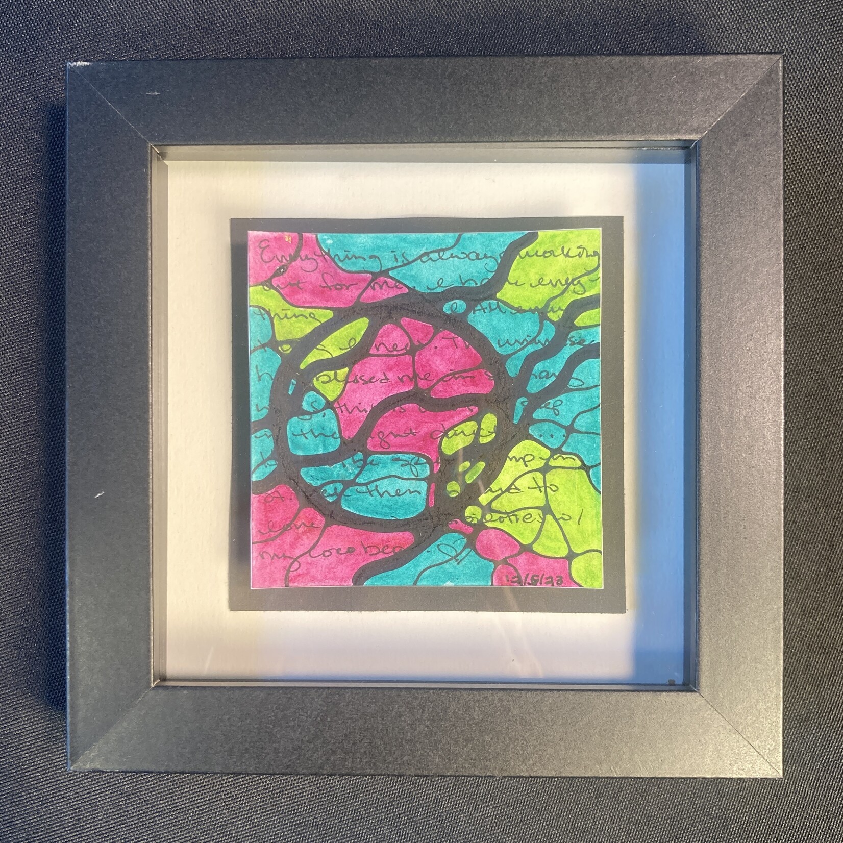 Eryn Donnalley , Self Trust 2 - Neurographica Series  , 5"x5" Muse Gallery