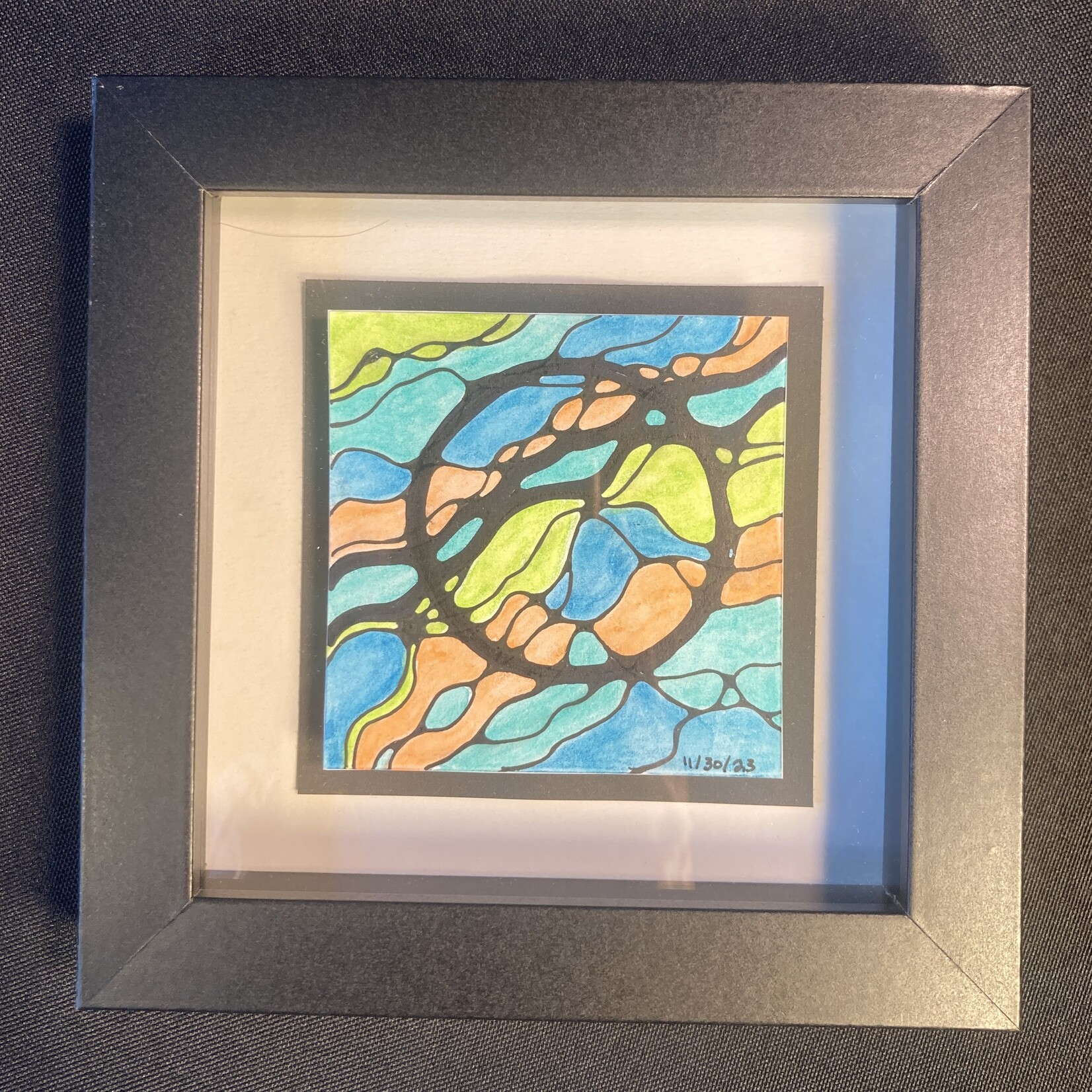 Eryn Donnalley , Self Trust 1 - Neurographica Series  , 5"x5" Muse Gallery