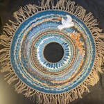 Eryn Donnalley , Weaving in Community , 39" diameter , Muse Gallery