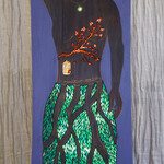Eryn Donnalley , Spirit Warrior , 6' x 3' , Muse Gallery