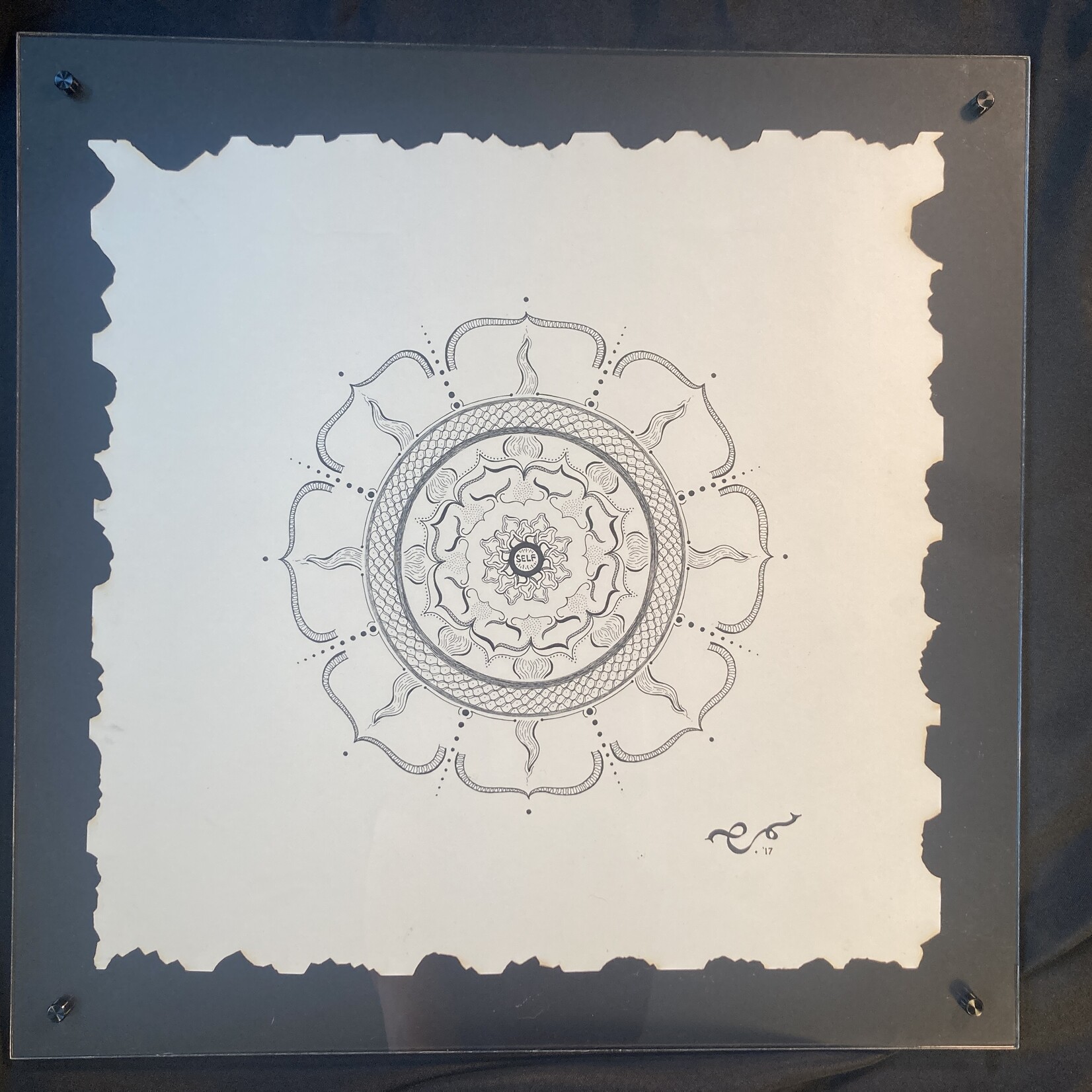 Eryn Donnalley , Mandala 12  - Individuation , 20" x 20" Muse Gallery