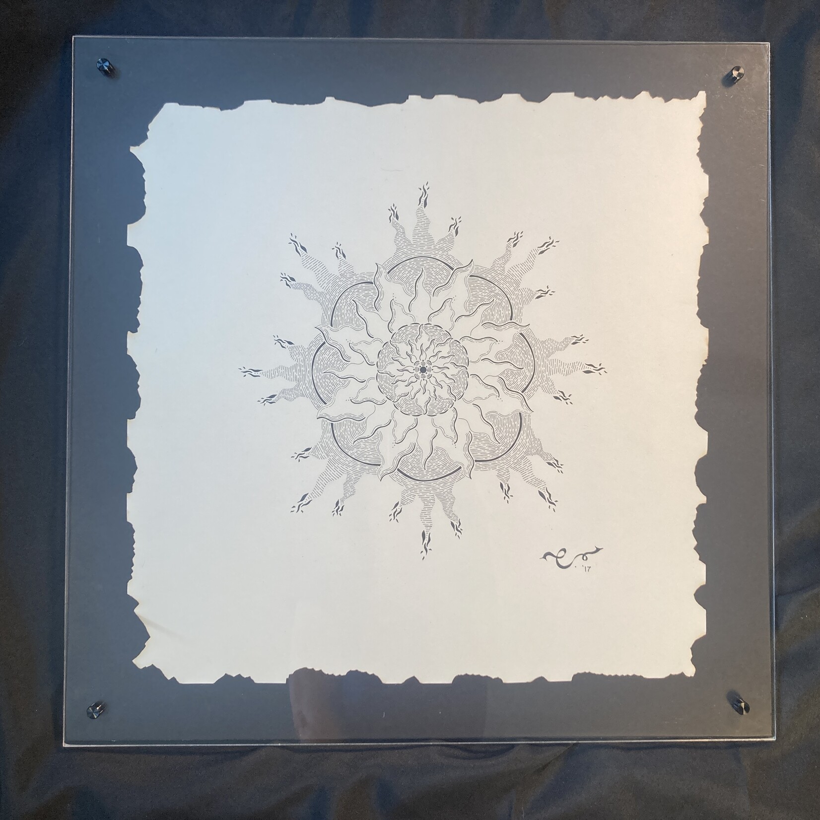 Eryn Donnalley , Mandala 10  - Resonance , 20" x 20" Muse Gallery