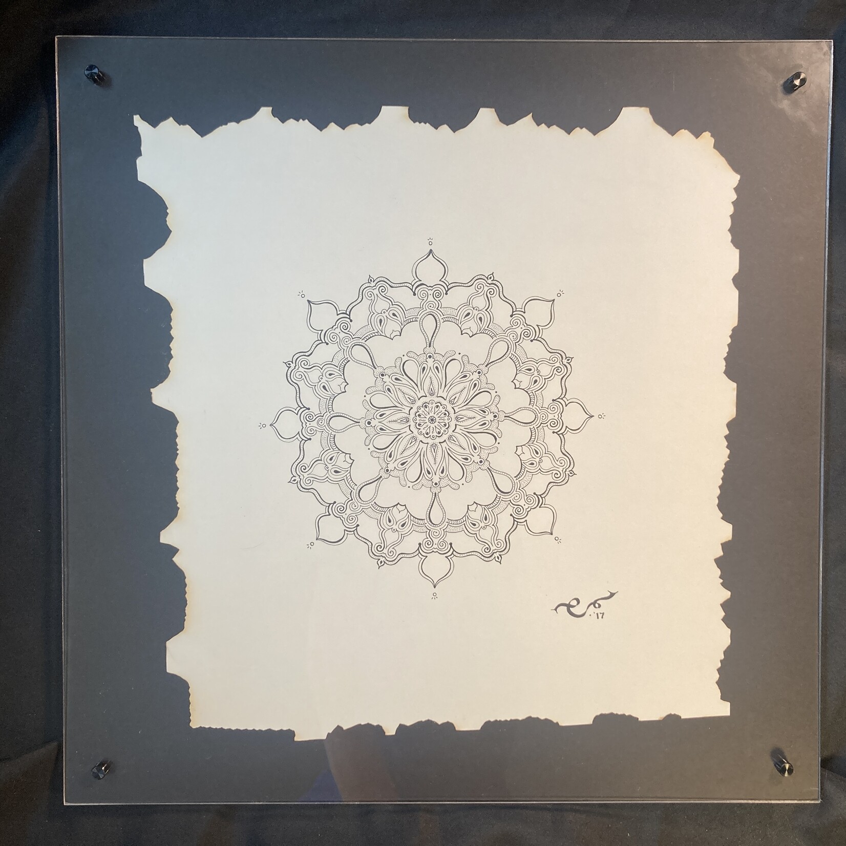 Eryn Donnalley , Mandala 8 - Compassion , 20" x 20" Muse Gallery