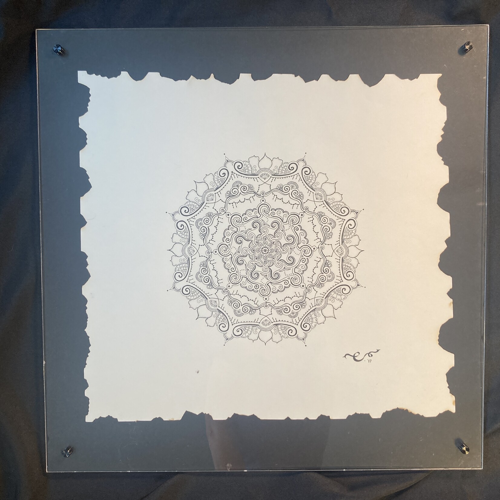 Eryn Donnalley , Mandala 3 - Thoughts , 20" x 20" Muse Gallery
