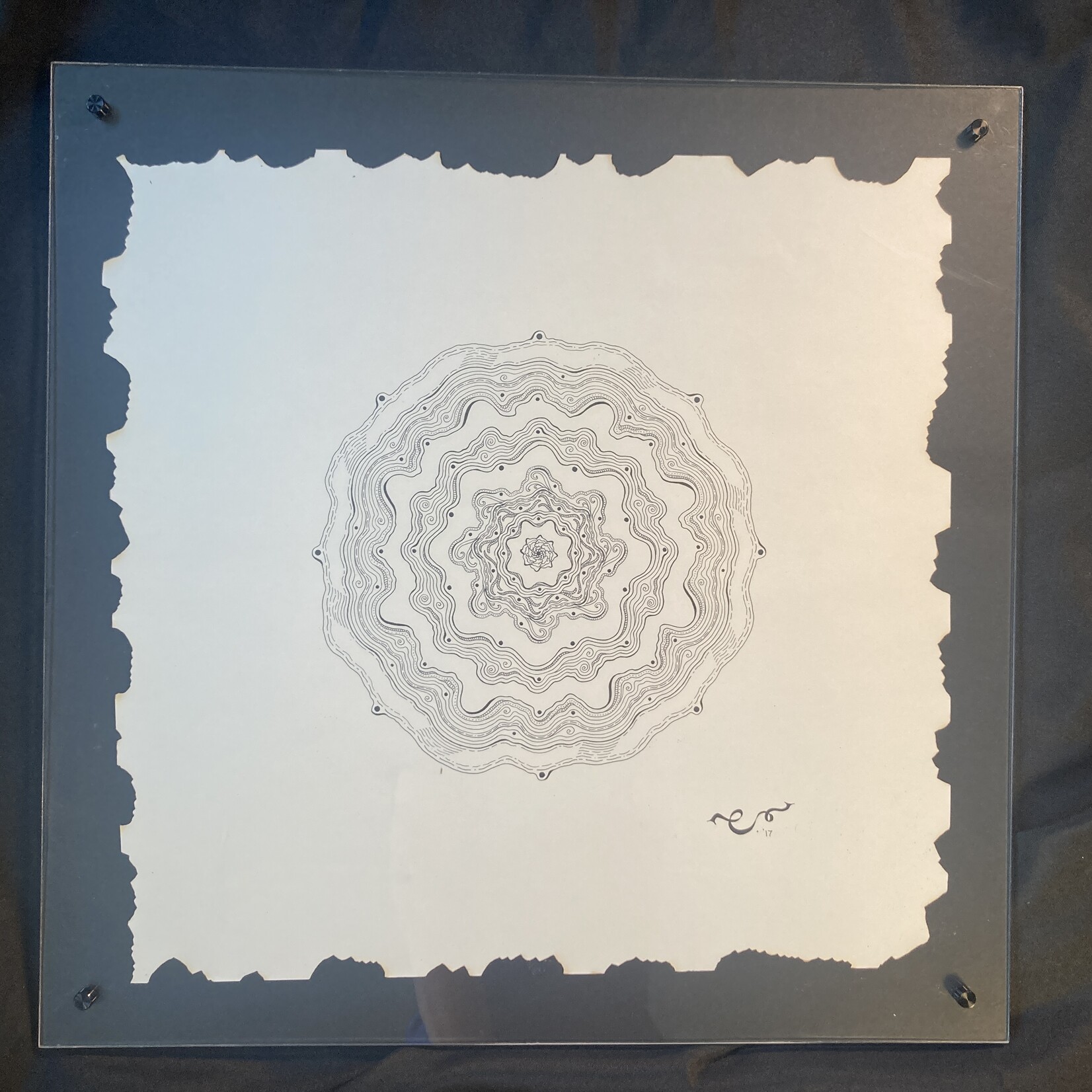 Eryn Donnalley , Mandala 4 - Introspection , 20" x 20" Muse Gallery