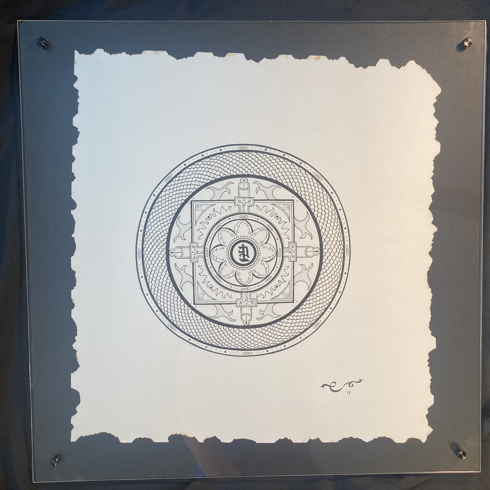 Eryn Donnalley , Mandala 2 - Refuge , 20" x 20" Muse Gallery
