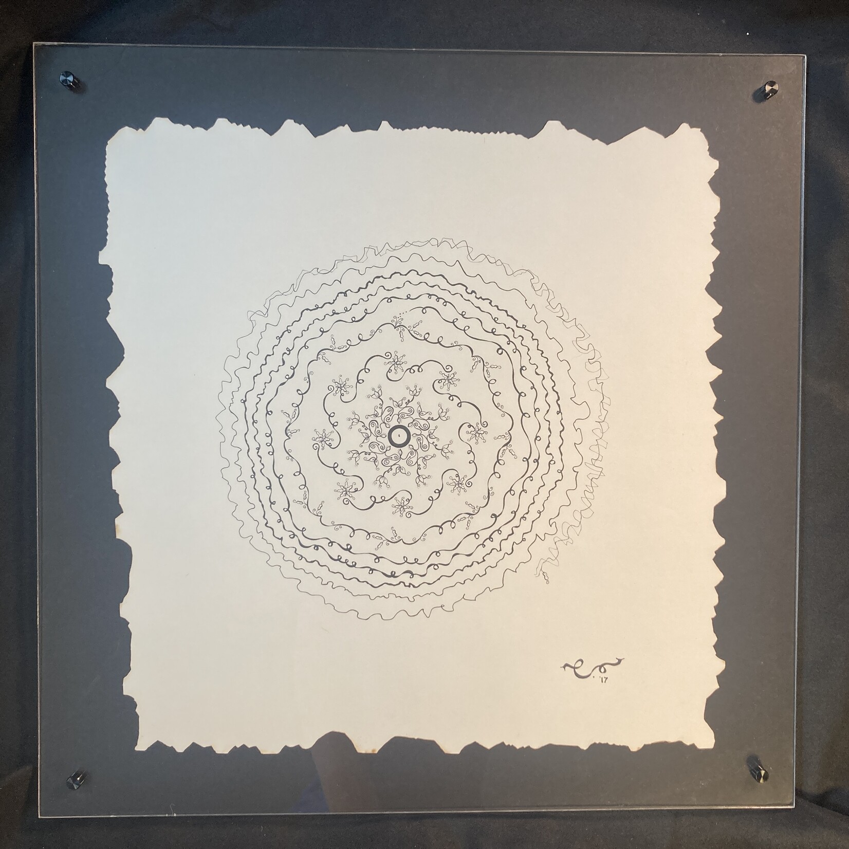 Eryn Donnalley , Mandala 1 - Intentions , 20" x 20" Muse Gallery