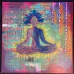 Eryn Donnalley , She knew the answers would come with time , 24" x 24" Muse Gallery