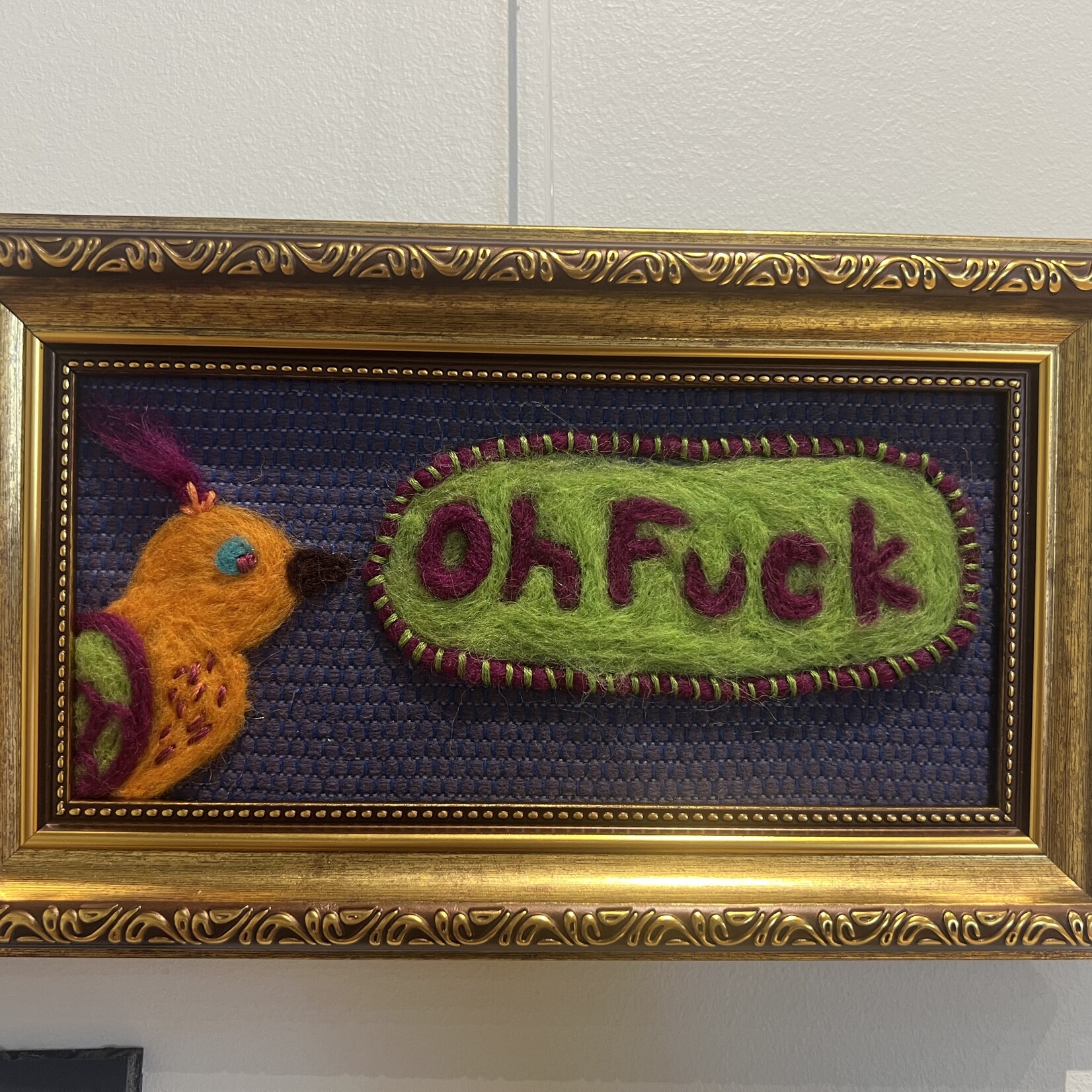 Eryn Donnalley - "Oh F***" Piece ( 4 x 8 inches)