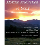 Rachel E Schaal Wilson Moving Meditation Qigong with Rachel (November 21st, 10:30 am - 11:30 am)