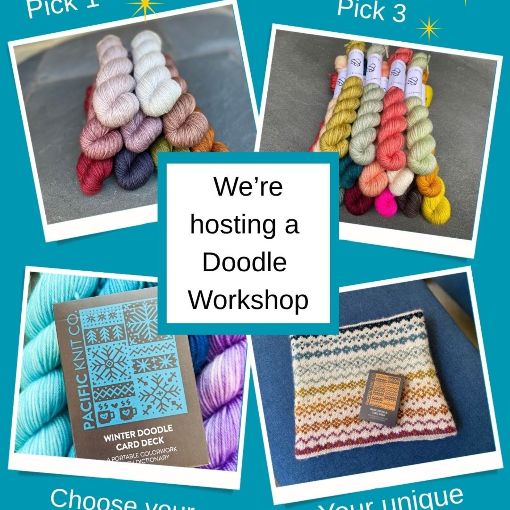 Knitworthy Yarns Knitwothy Yarns Doodle Workshop Winter Edition (November 1st, 2026 1-4pm)