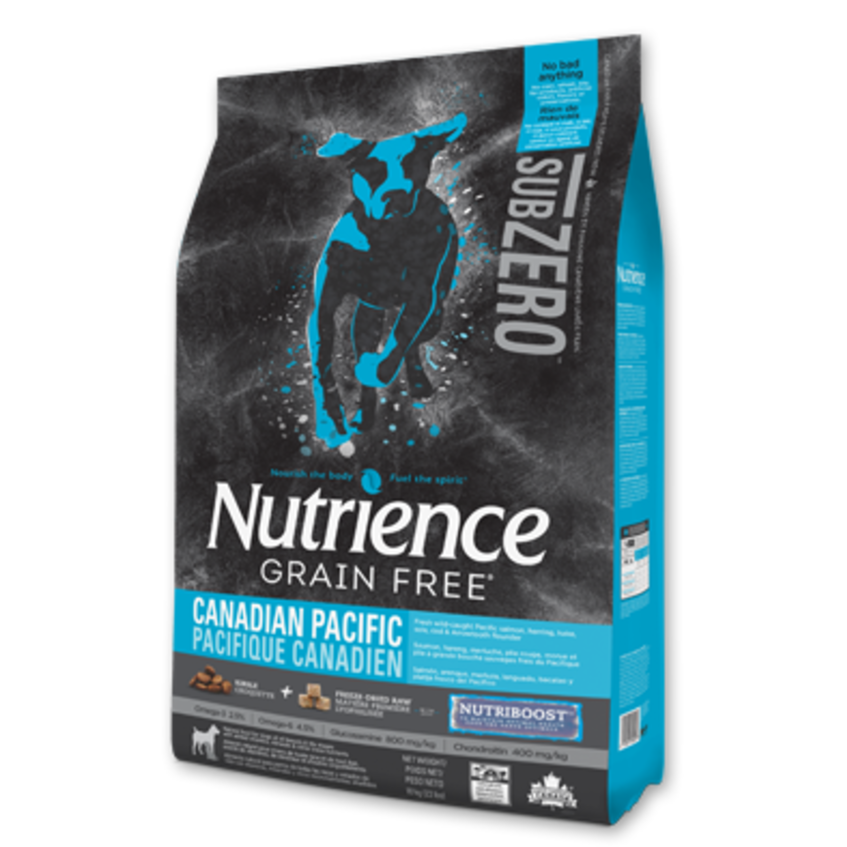 Nutrience Subzero Nutrience Sans grains pour chiens, formulation Pacifique canadien, 10 kg (22 lbs)