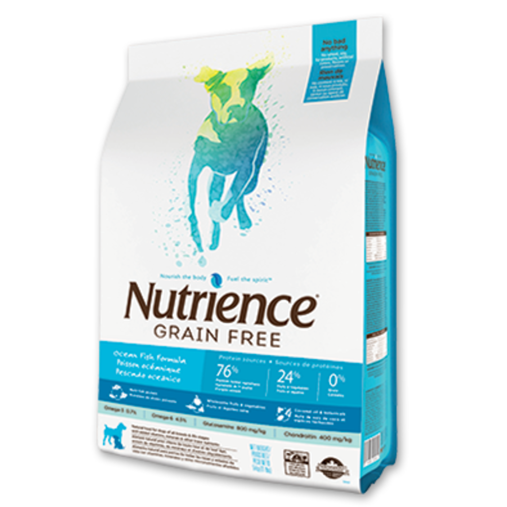 Nutrience Nutrience Sans grains pour chiens, Poisson océanique, 2,5 kg (5,5 lbs)