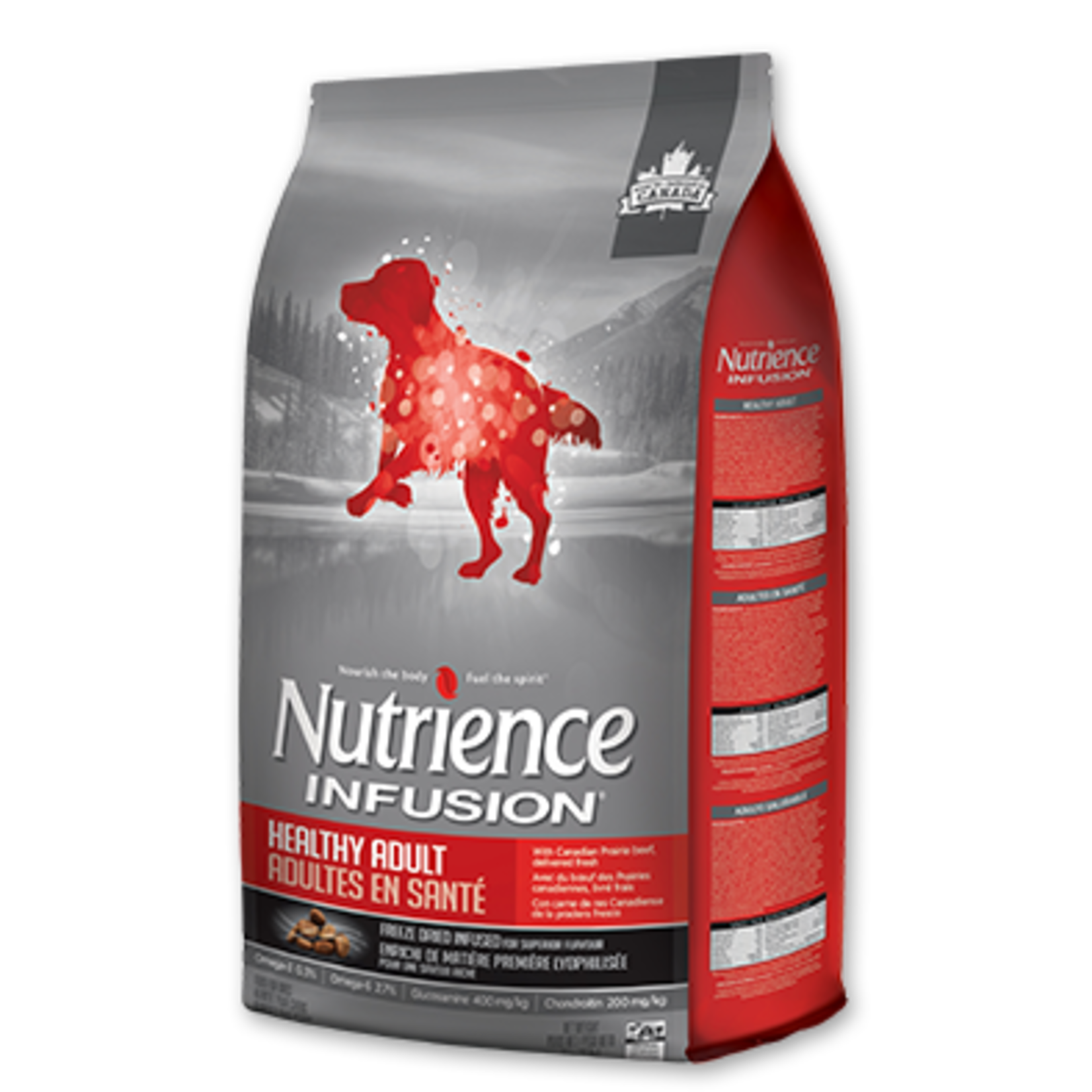 Nutrience Nutrience Infusion pour chiens adultes en santé, Bœuf, 10 kg (22 lbs)