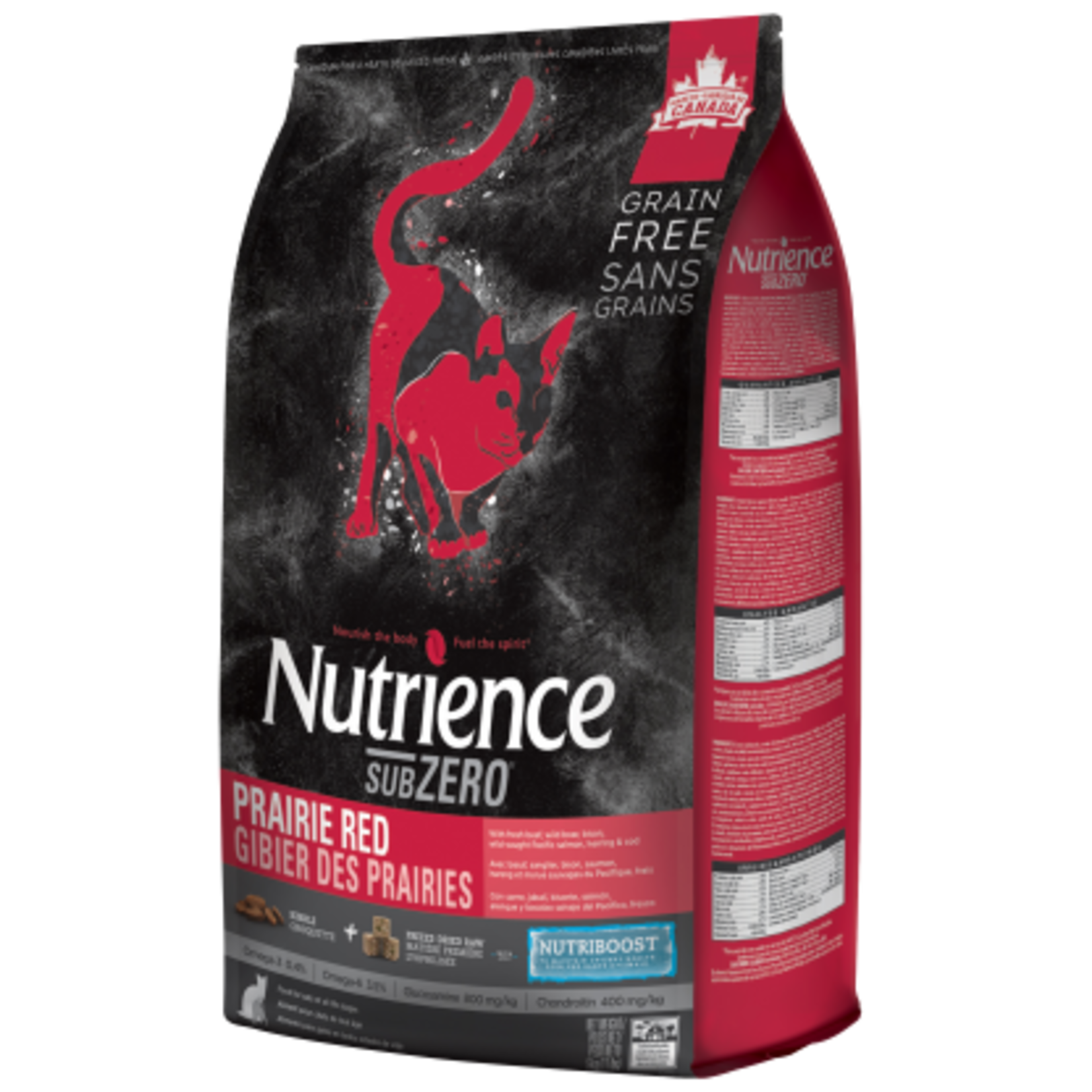 Nutrience Subzero Nutrience Sans grains pour chats, formulation Gibier des prairies, 2,27 kg (5 lbs)