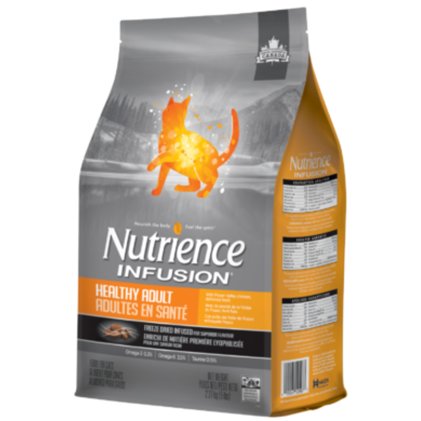 Nutrience Nutrience Infusion pour chats adultes en santé, Poulet, 2,27 kg (5 lbs)