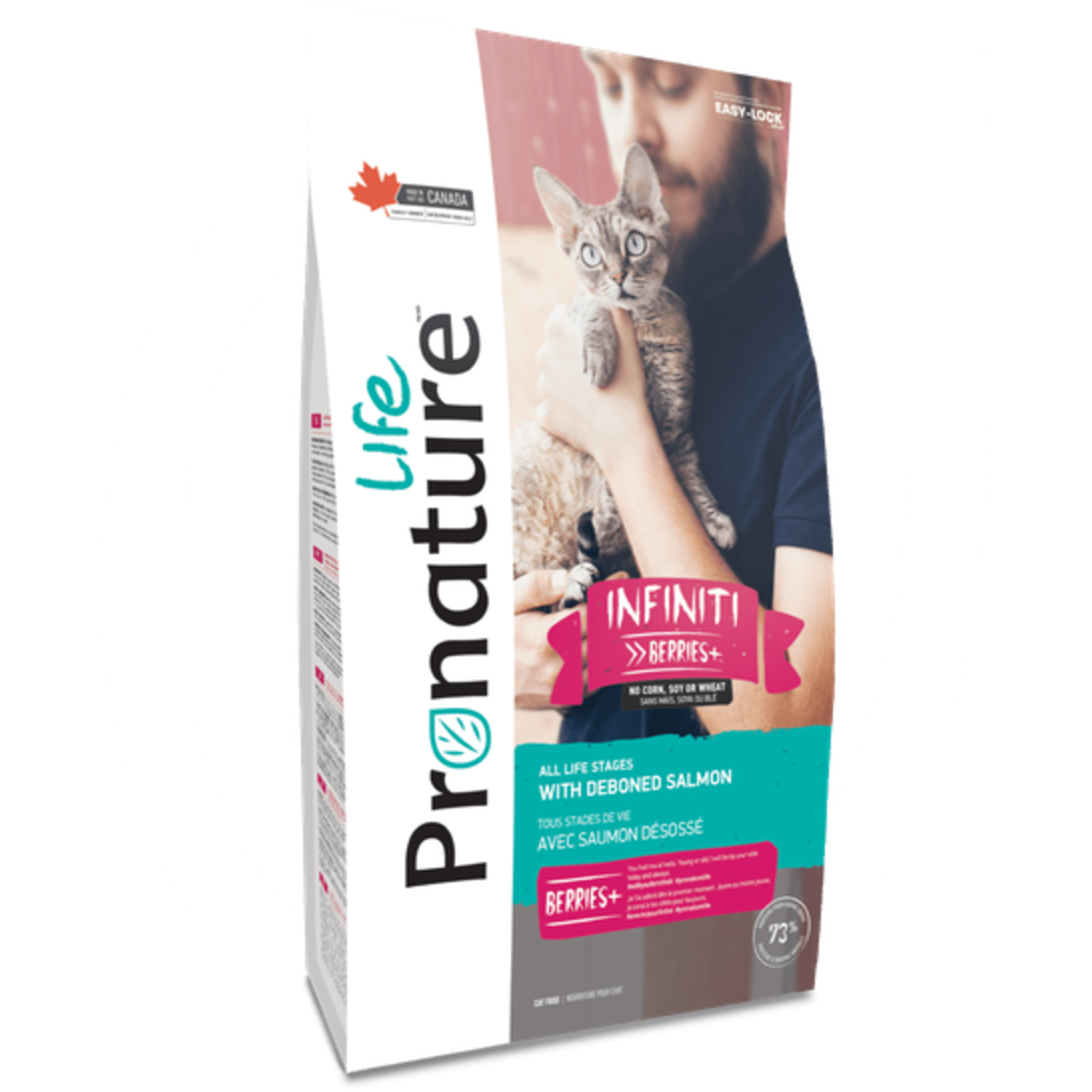 Pronature Pronature Life "infiniti" Nourriture Pour Chat - Saumon Désossé 5kg