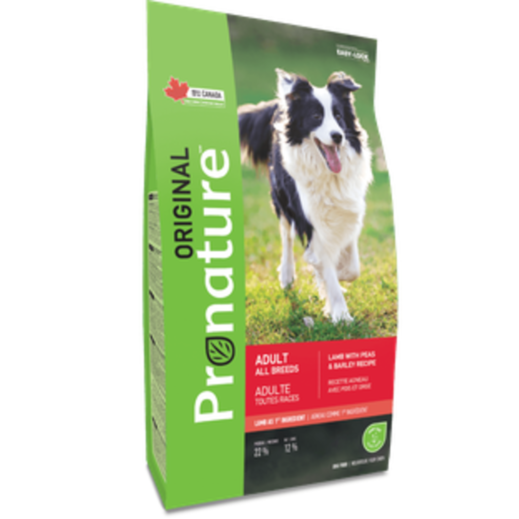 Pronature Pronature Original Nourriture Pour Chien, Toutes Races - Agneau Avec Pois Et Orge 11,3kg