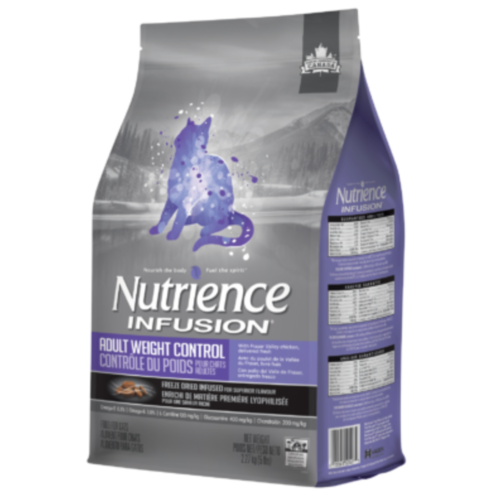 Nutrience Nutrience Infusion pour chats adultes, Contrôle du poids, Poulet, 2,27 kg (5 lbs)