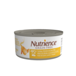 Nutrience Nutrience Sans grains pour chats adultes, Pâté à la dinde, au poulet et au foie, 156 g (5,5 oz)