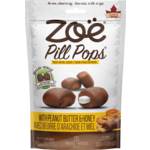 Zoe Régals Pill Pops Zoë, Beurre d’arachide avec miel, 100 g (3,5 oz)