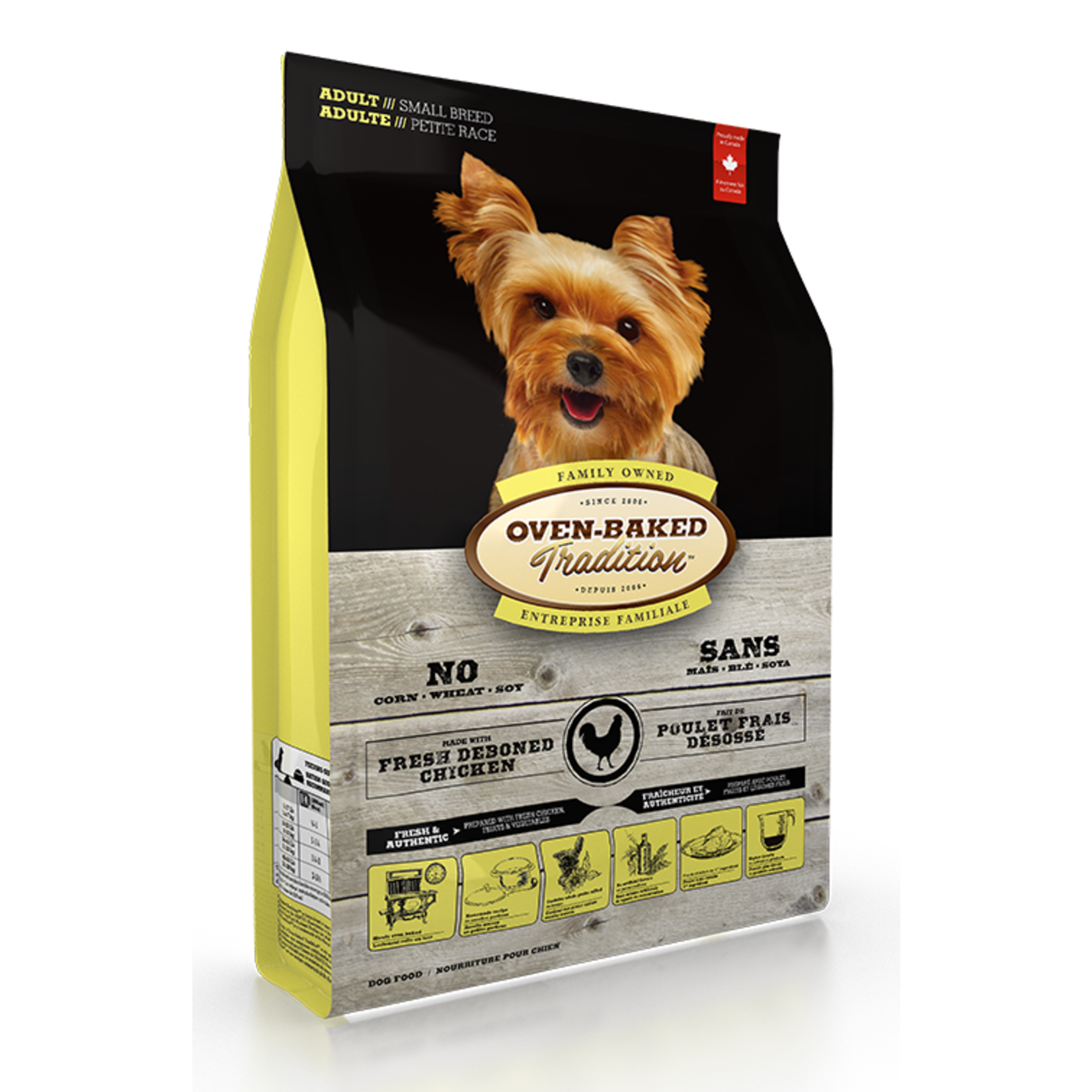 Oven-Baked Tradition Obt Nourriture Sèche Pour Chien De Petite Race - Poulet 5 Lbs