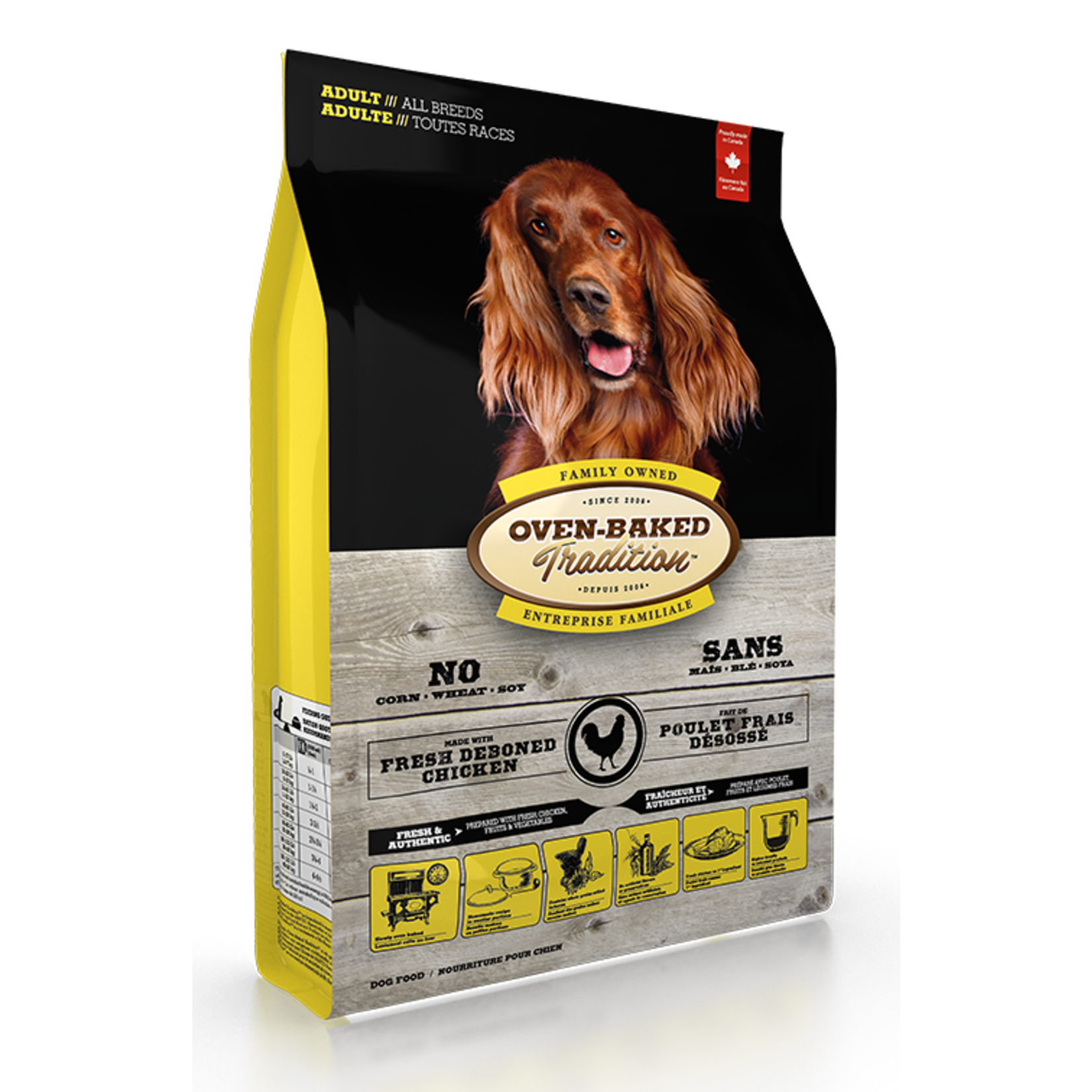 Oven-Baked Tradition Obt Nourriture Sèche Pour Chien - Poulet 25 Lbs