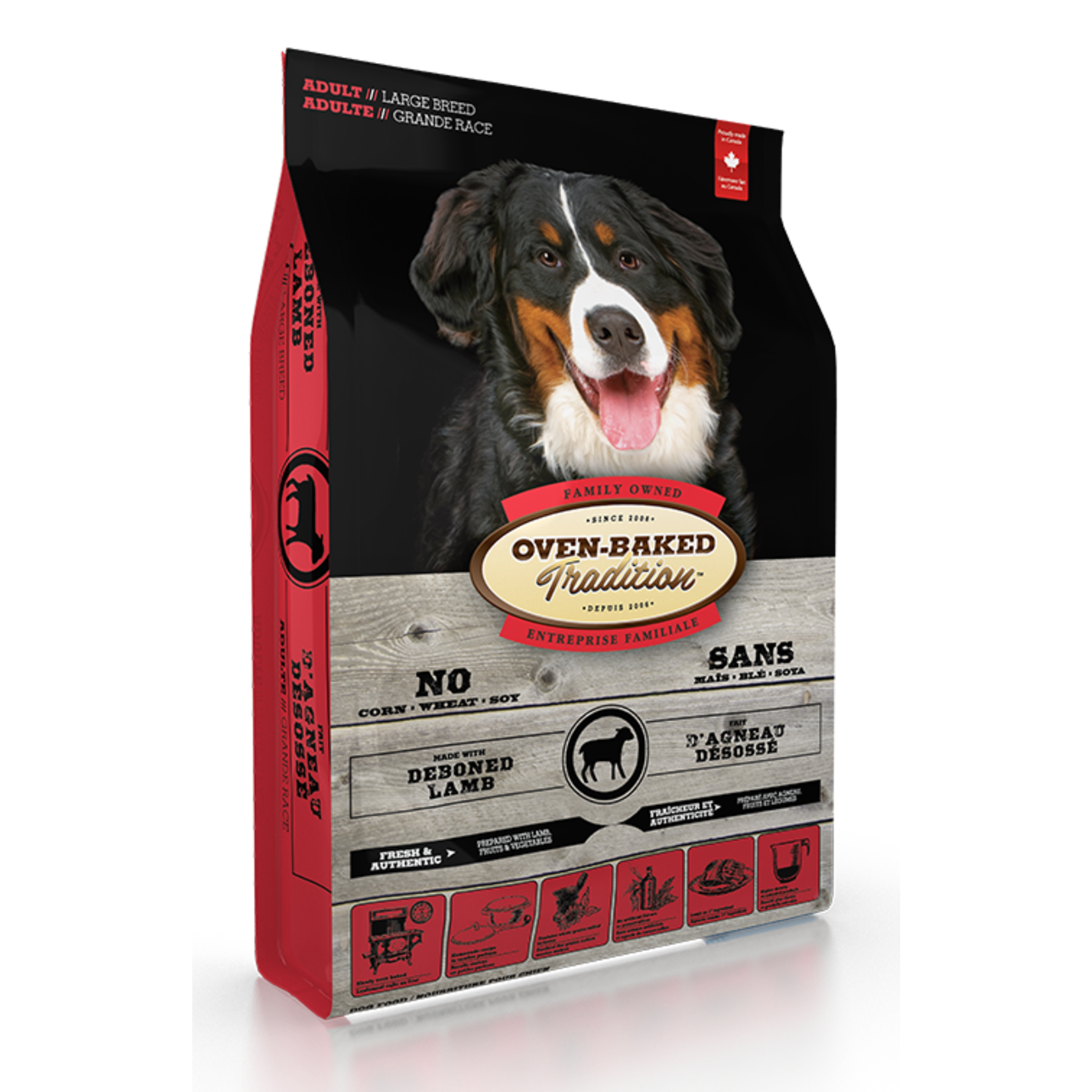 Oven-Baked Tradition Obt Nourriture Sèche Pour Chien De Grande Race - Agneau 25 Lbs