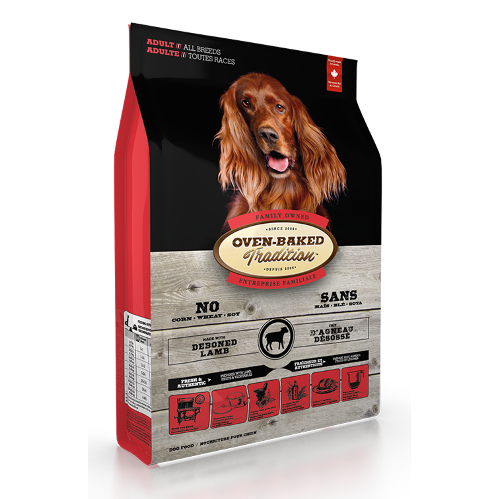 Oven-Baked Tradition Obt Nourriture Sèche Pour Chien - Agneau 25 Lbs