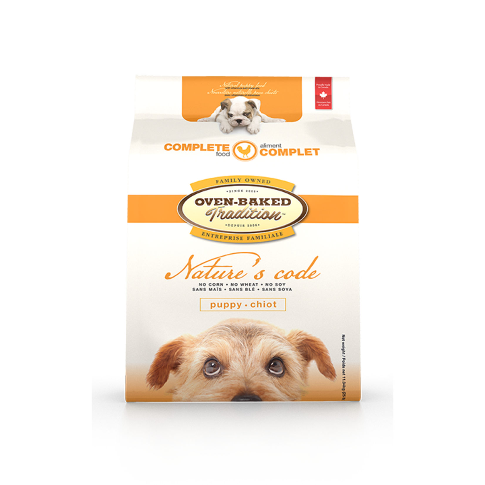 Oven-Baked Tradition Obt Nature's Code Nourriture Sèche Pour Chiot - Poulet 4.4 Lbs