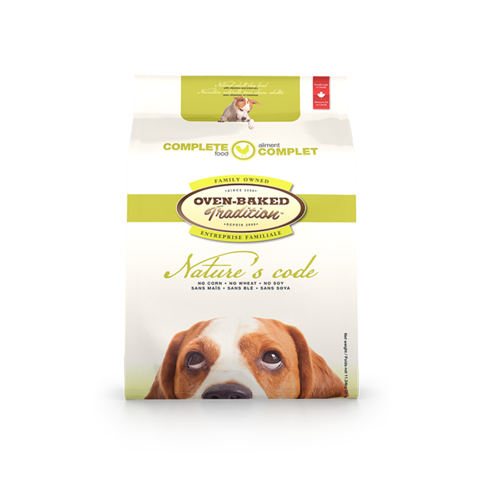 Oven-Baked Tradition Obt Nature's Code Nourriture Sèche Pour Chien - Poulet 4,4lbs