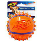 Nerf Balle bicolore à crampons Nerf Dog en TPR, grande, 8,9 cm (3,5 po)