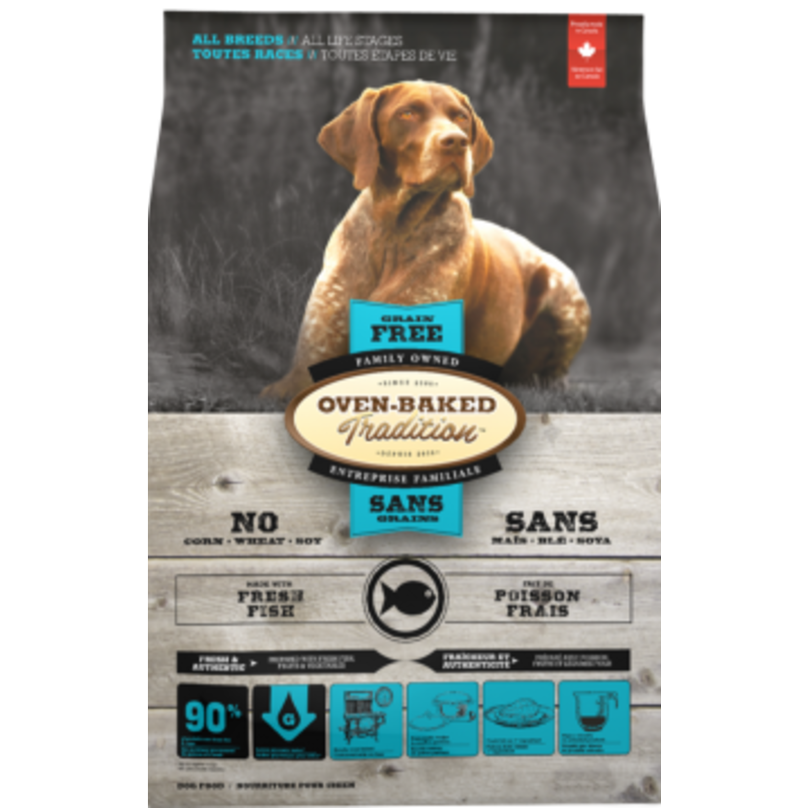 Oven-Baked Tradition Obt Nourriture Sèche Sans Grains Pour Chien - Poisson 5 Lbs